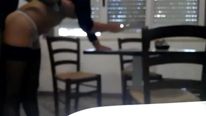 Cumshot על לחם זיין על בחורות דופקות גברים ידי בלונדינית תוצרת בית